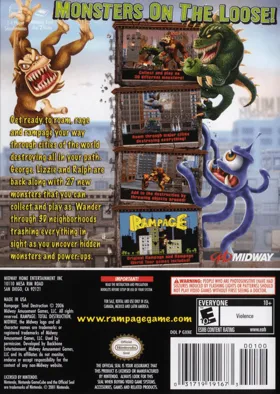 Rampage - Total Destruction box cover back